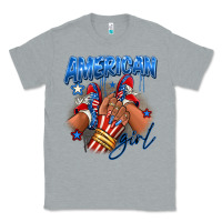 Heather Grey Afro american girl sneakers Classic Tee - RanaPortraitStore