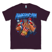 Plum Afro american girl sneakers Classic Tee - RanaPortraitStore