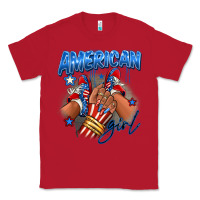 Red Afro american girl sneakers Classic Tee - RanaPortraitStore