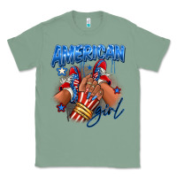 Sage Afro american girl sneakers Classic Tee - RanaPortraitStore