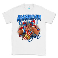 White Afro american girl sneakers Classic Tee - RanaPortraitStore