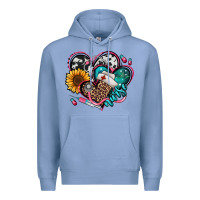 Colony Blue nurse hearts Premium Hoodie - Jasminsmagicworld