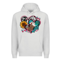 Dove Grey nurse hearts Premium Hoodie - Jasminsmagicworld