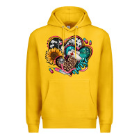 Lemon nurse hearts Premium Hoodie - Jasminsmagicworld