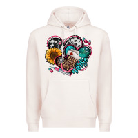 Pale Pink nurse hearts Premium Hoodie - Jasminsmagicworld
