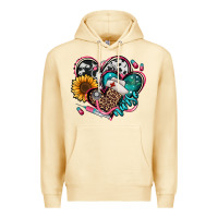 Pina Colada nurse hearts Premium Hoodie - Jasminsmagicworld