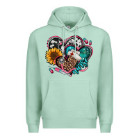 Seafoam nurse hearts Premium Hoodie - Jasminsmagicworld