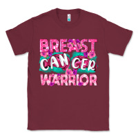 Burgundy Breast Cancer Warrior Classic Tee - texasbilliewilder