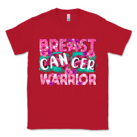 Red Breast Cancer Warrior Classic Tee - texasbilliewilder