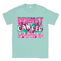 Seafoam Breast Cancer Warrior Classic Tee - texasbilliewilder
