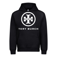 Black white burch tory Urban Hoodie - PixelWave