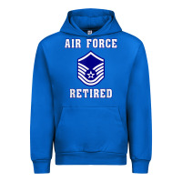 Cobalt military master sergeant air force retired t shirt Urban Hoodie - PixelWave