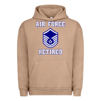 Pigment Burro military master sergeant air force retired t shirt Urban Hoodie - PixelWave