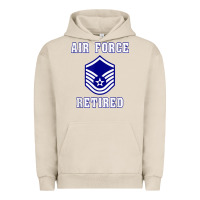 Pigment French Oak military master sergeant air force retired t shirt Urban Hoodie - PixelWave
