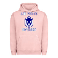 Pigment Salmon military master sergeant air force retired t shirt Urban Hoodie - PixelWave