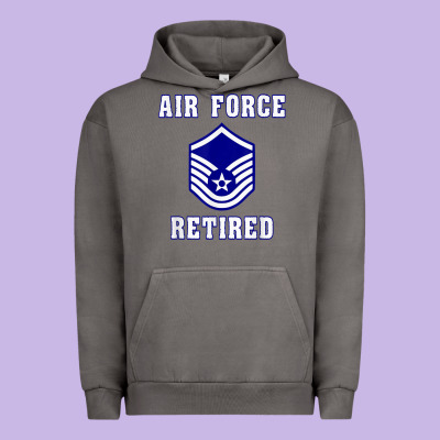 Military Master Sergeant Air Force Retired T Shirt Urban Hoodie Designed By Pixelwave