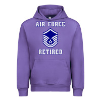 Tulip military master sergeant air force retired t shirt Urban Hoodie - PixelWave