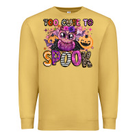 Antique Gold wicked cute too cute to spook Premium Sweatshirt - BarkalooDesign