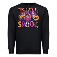 Black wicked cute too cute to spook Premium Sweatshirt - BarkalooDesign