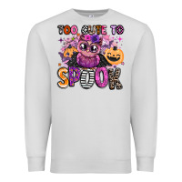 Dove Grey wicked cute too cute to spook Premium Sweatshirt - BarkalooDesign