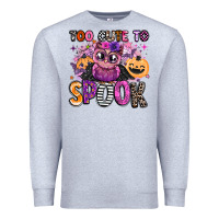 Heather Grey wicked cute too cute to spook Premium Sweatshirt - BarkalooDesign