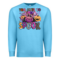 Ocean Blue wicked cute too cute to spook Premium Sweatshirt - BarkalooDesign