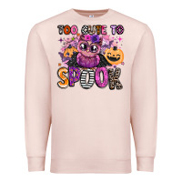 Pale Pink wicked cute too cute to spook Premium Sweatshirt - BarkalooDesign