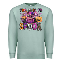 Seafoam wicked cute too cute to spook Premium Sweatshirt - BarkalooDesign