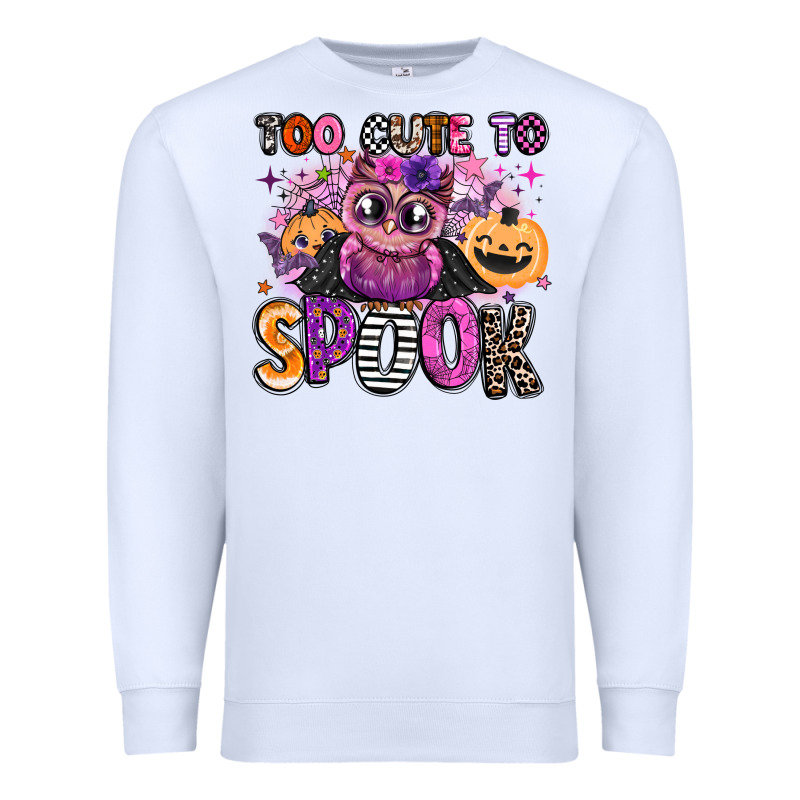 Wicked Cute Too Cute To Spook Premium Sweatshirt by BarkalooDesign | Teevron