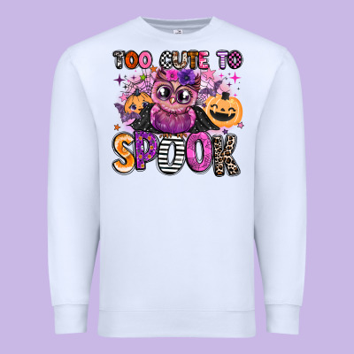 Wicked Cute Too Cute To Spook Premium Sweatshirt Designed By Barkaloodesign