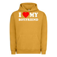 Pigment Peanut Butter I Love My Boyfriend T-Shirt Urban Hoodie - PixelWave