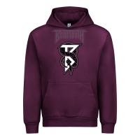 Mauve Wine Beartooths Urban Hoodie - PixelWave