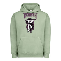 Pigment Oil Green Beartooths Urban Hoodie - PixelWave