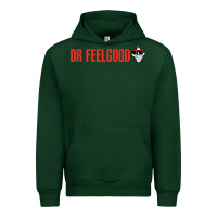 Forest Green Dr. Feelgood Urban Hoodie - PixelWave
