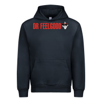 Navy Dr. Feelgood Urban Hoodie - PixelWave