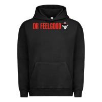 Pigment Black Dr. Feelgood Urban Hoodie - PixelWave