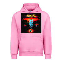 Fuchsia Pink Boston Classic Urban Hoodie - PixelWave
