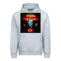 Heather Grey Boston Classic Urban Hoodie - PixelWave