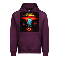 Mauve Wine Boston Classic Urban Hoodie - PixelWave