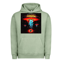 Pigment Oil Green Boston Classic Urban Hoodie - PixelWave