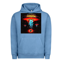 Pigment Pebble Blue Boston Classic Urban Hoodie - PixelWave