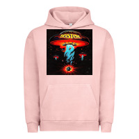 Pigment Salmon Boston Classic Urban Hoodie - PixelWave