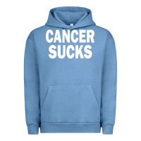 Pigment Pebble Blue cancer sucks Urban Hoodie - PixelWave