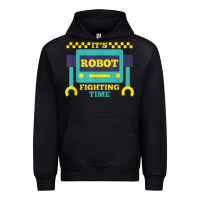 Black it's robot fighting time funny robotics engineer battle bots Urban Hoodie - PixelWave