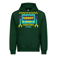 Forest Green it's robot fighting time funny robotics engineer battle bots Urban Hoodie - PixelWave