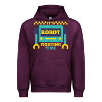 Mauve Wine it's robot fighting time funny robotics engineer battle bots Urban Hoodie - PixelWave
