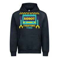 Navy it's robot fighting time funny robotics engineer battle bots Urban Hoodie - PixelWave