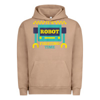 Pigment Burro it's robot fighting time funny robotics engineer battle bots Urban Hoodie - PixelWave