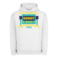 Pigment Lunar Rock it's robot fighting time funny robotics engineer battle bots Urban Hoodie - PixelWave