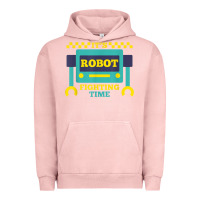 Pigment Salmon it's robot fighting time funny robotics engineer battle bots Urban Hoodie - PixelWave